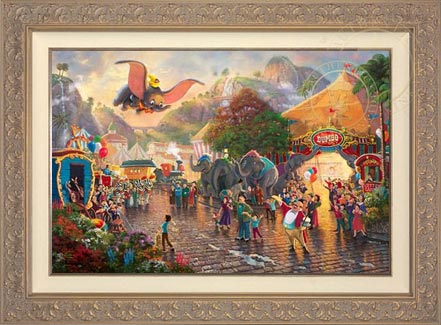 Disney Dumbo - Limited Edition Art, by Thomas Kinkade Studios