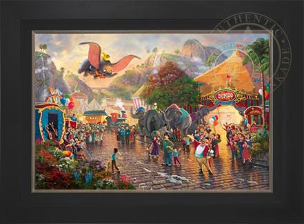 Disney Dumbo - Limited Edition Art, by Thomas Kinkade Studios