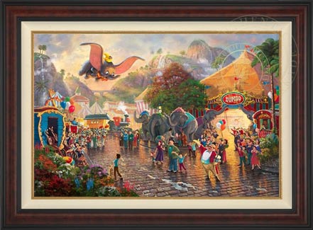 Disney Dumbo - Limited Edition Art, by Thomas Kinkade Studios
