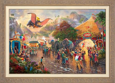 Disney Dumbo - Limited Edition Art, by Thomas Kinkade Studios