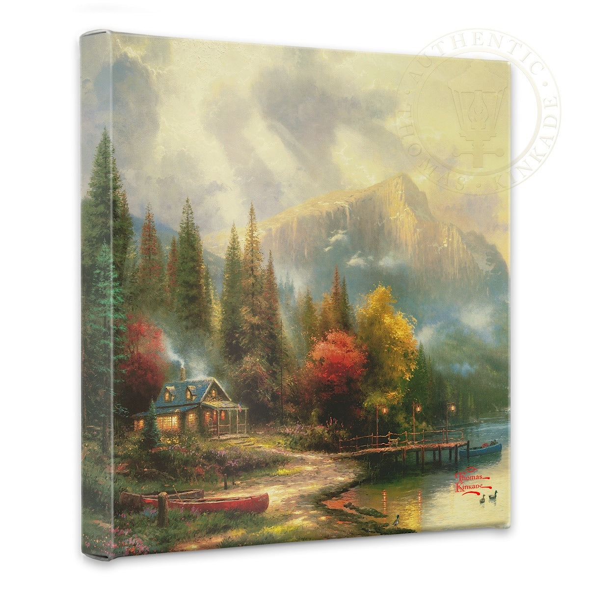End of a Perfect Day III, The - 14" x 14" Gallery Wrapped Canvas