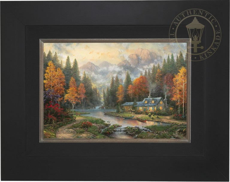 Evening at Autumn Lake, by Thomas Kinkade