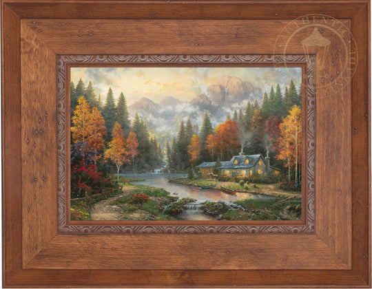 Evening at Autumn Lake, by Thomas Kinkade