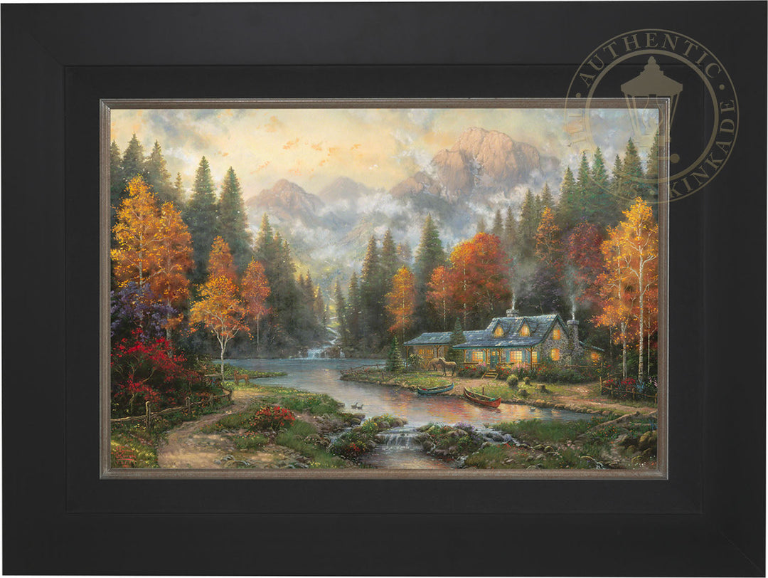 Evening at Autumn Lake, by Thomas Kinkade