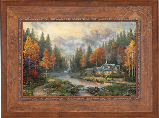 Evening at Autumn Lake, by Thomas Kinkade