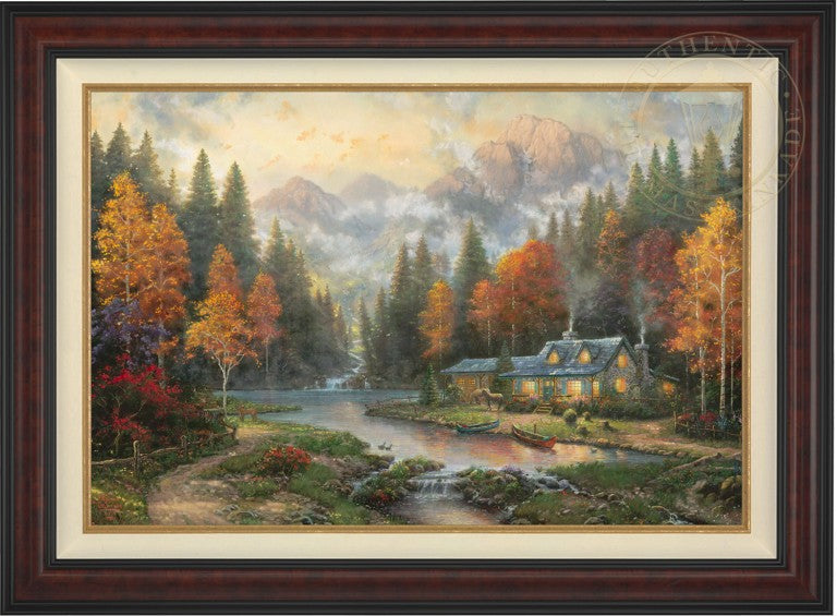 Evening at Autumn Lake, by Thomas Kinkade