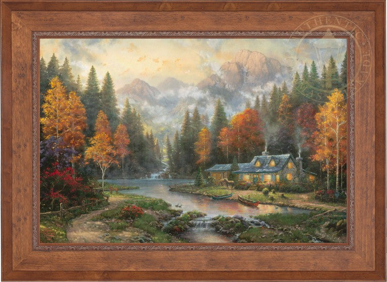 Evening at Autumn Lake, by Thomas Kinkade