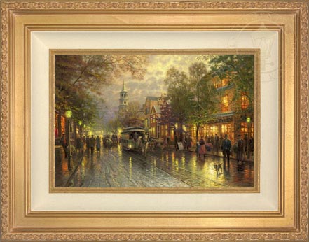 Evening on the Avenue, by Thomas Kinkade