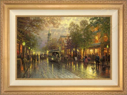 Evening on the Avenue, by Thomas Kinkade