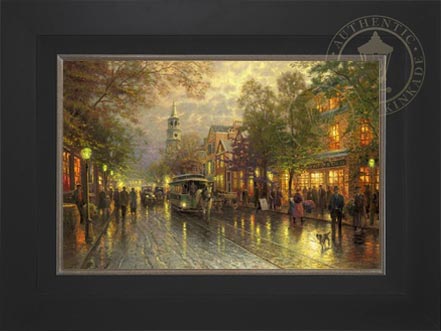 Evening on the Avenue, by Thomas Kinkade