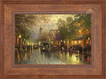 Evening on the Avenue, by Thomas Kinkade
