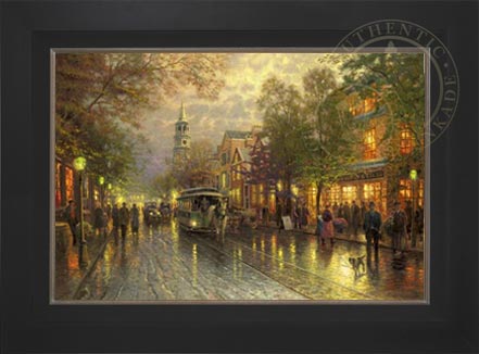Evening on the Avenue, by Thomas Kinkade