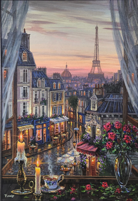 Evening Walk, Paris by Robert Finale