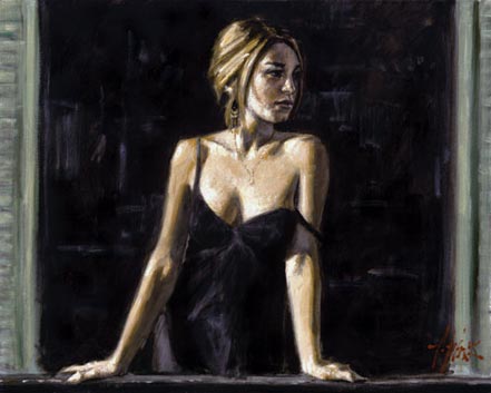 Fabian Perez Balcony at Buenos Aires V