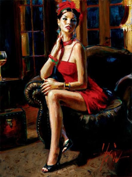 fabian perez linda in red ii