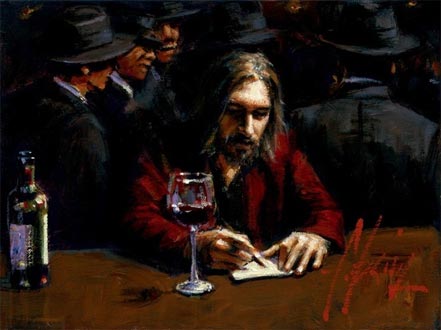 fabian perez man at the bar ii