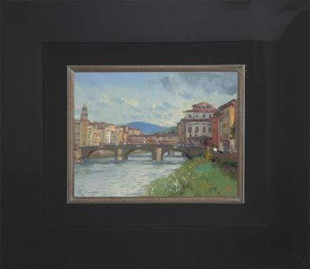 Florence, River Alba, by Thomas Kinkade