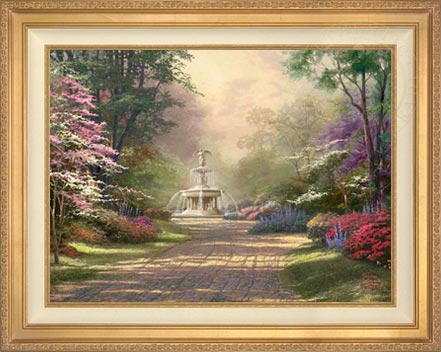 Fountain of Blessings, by Thomas Kinkade Studios