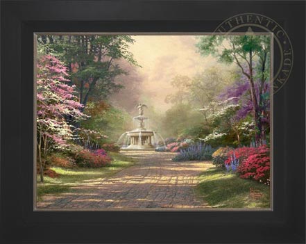 Fountain of Blessings, by Thomas Kinkade Studios