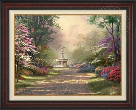 Fountain of Blessings, by Thomas Kinkade Studios
