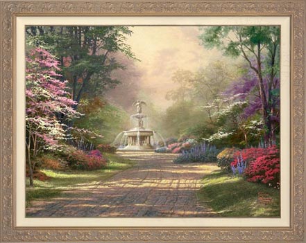 Fountain of Blessings, by Thomas Kinkade Studios