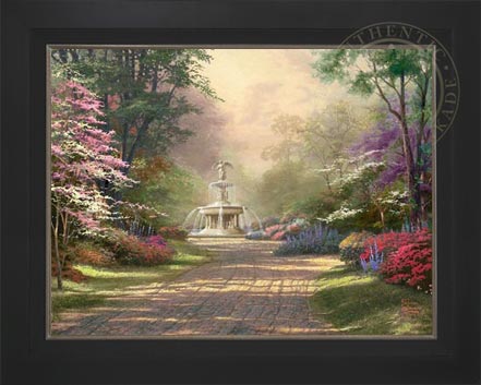 Fountain of Blessings, by Thomas Kinkade Studios