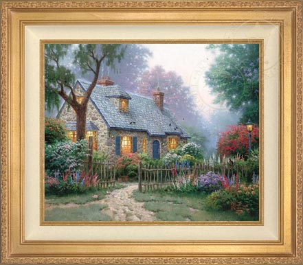 Foxglove Cottage, by Thomas Kinkade