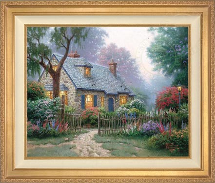 Foxglove Cottage, by Thomas Kinkade