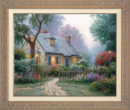 Foxglove Cottage, by Thomas Kinkade