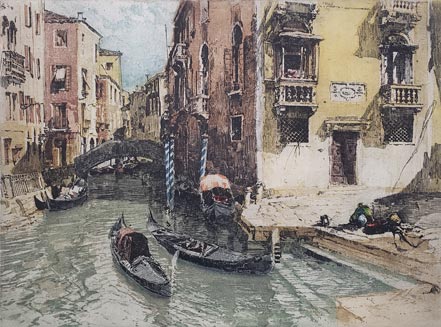 franz wolf venice canal gondola