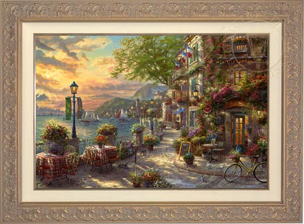 French Riviera Café, by Thomas Kinkade Studios
