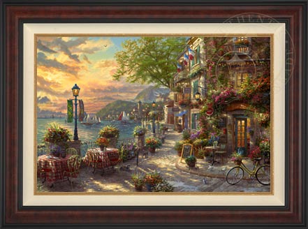 French Riviera Café, by Thomas Kinkade Studios