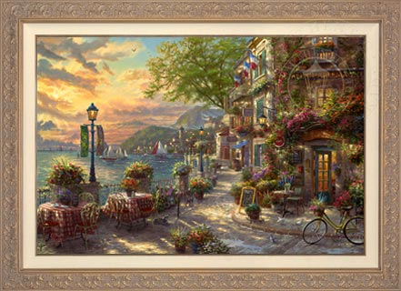 French Riviera Café, by Thomas Kinkade Studios