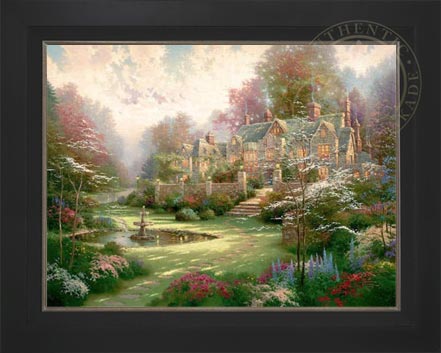 Gardens Beyond Spring Gate, by Thomas Kinkade