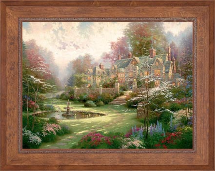 Gardens Beyond Spring Gate, by Thomas Kinkade