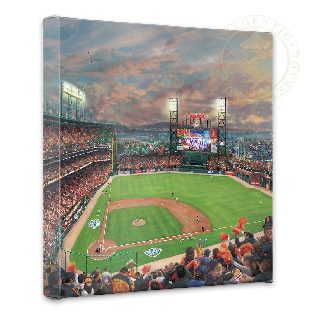 San Francisco Giants, It's Our Time - 14" x 14" Gallery Wrapped Canvas