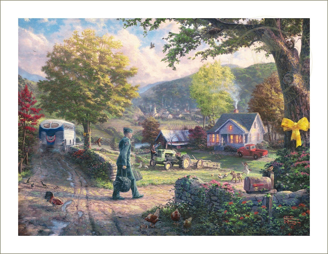 Homecoming Hero, by Thomas Kinkade