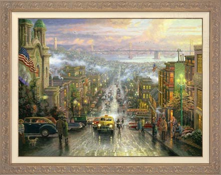 Heart of San Francisco, The, by Thomas Kinkade