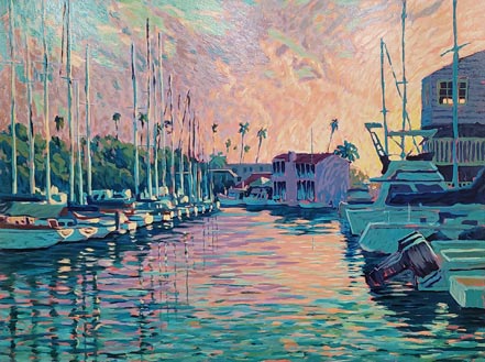 john cosby harbor sunset