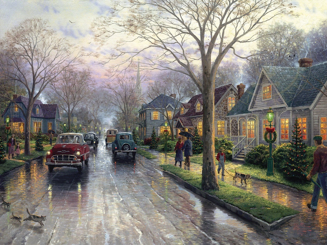 Kinkade-Hometown Christmas
