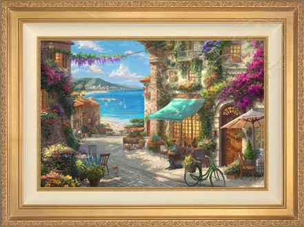 Italian Café, by Thomas Kinkade Studios