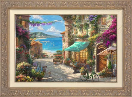 Italian Café, by Thomas Kinkade Studios