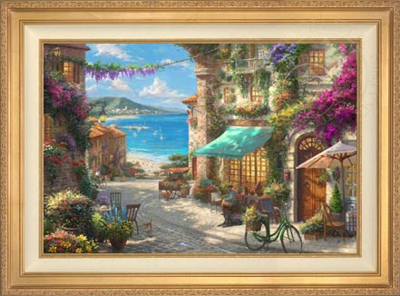 Italian Café, by Thomas Kinkade Studios