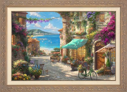 Italian Café, by Thomas Kinkade Studios