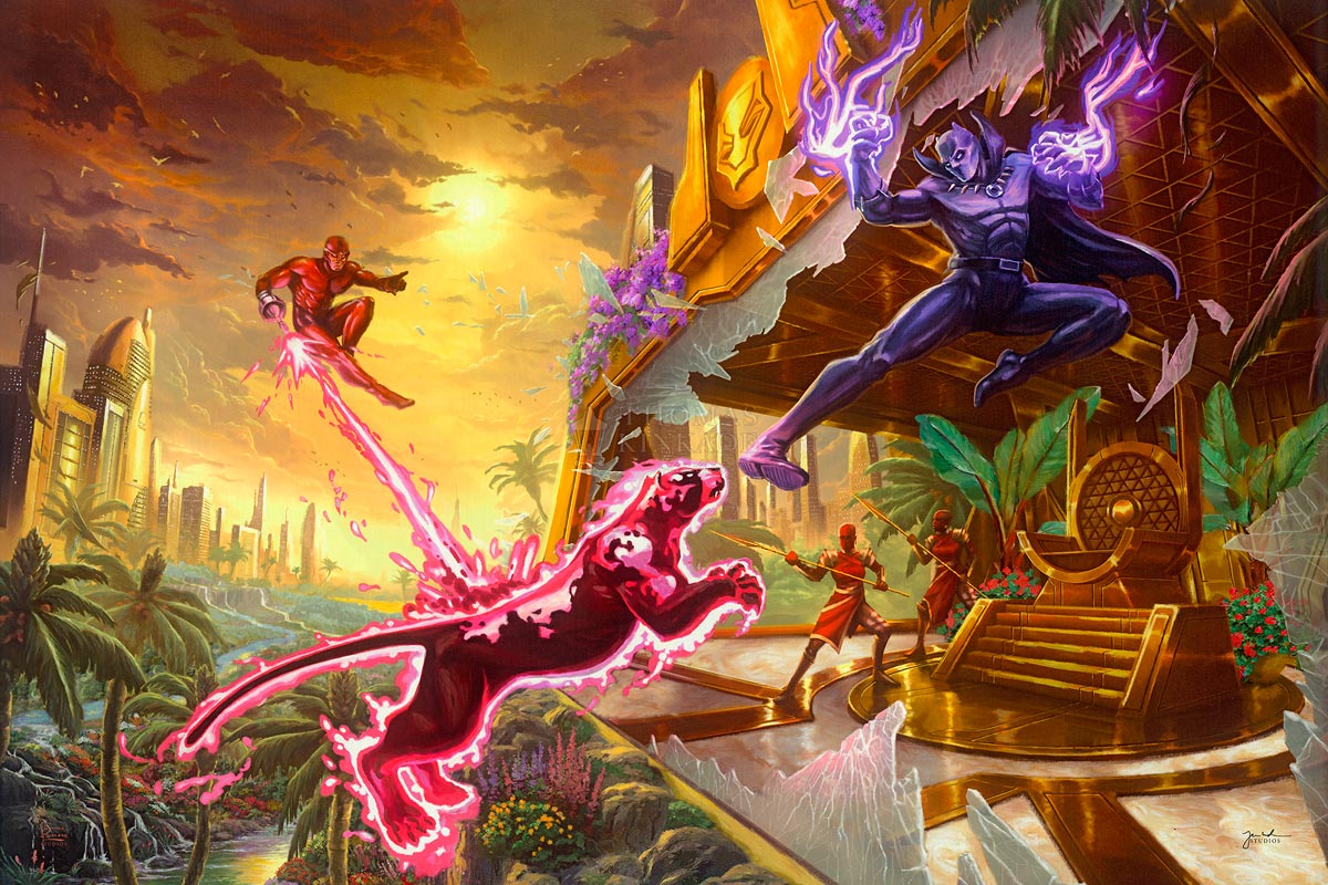 thomas kinkade black panther