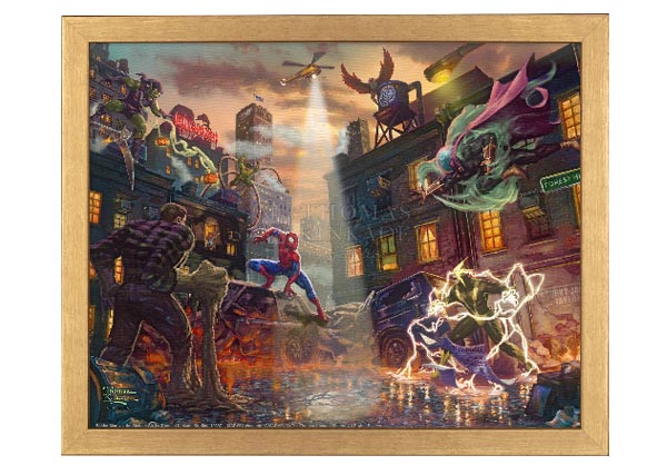 Spider-Man vs. the Sinister Six - Paper Prints, by Thomas Kinkade Studios