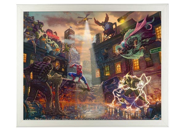 Spider-Man vs. the Sinister Six - Paper Prints, by Thomas Kinkade Studios