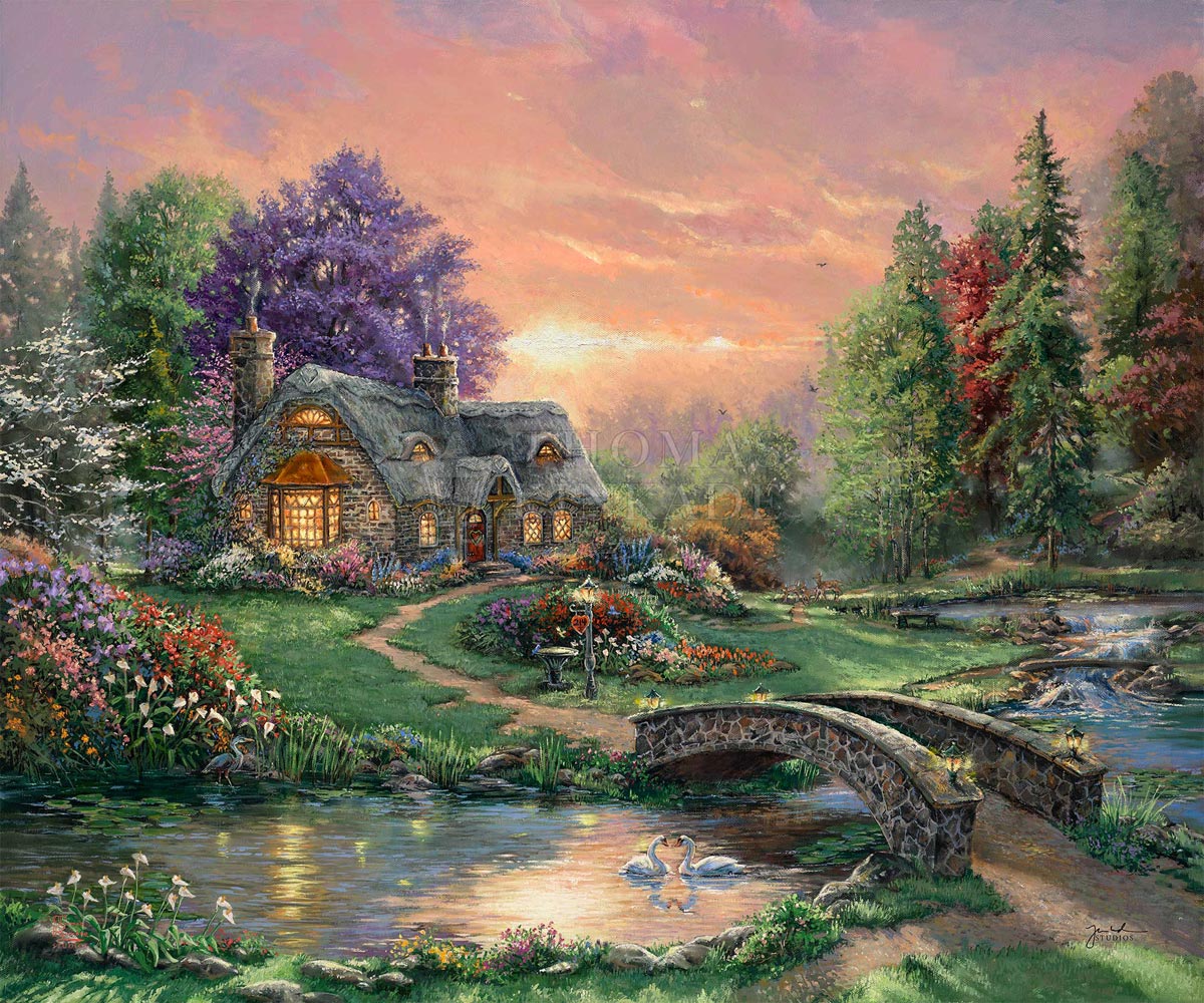 thomas kinkade sweetheart retreat