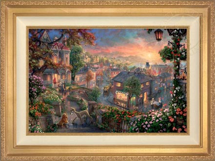 Lady and the Tramp, by Thomas Kinkade Studios