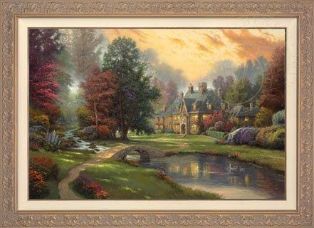 Lakeside Manor, by Thomas Kinkade